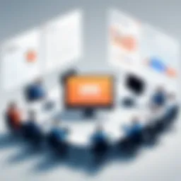 Visual depiction of free conference call technology