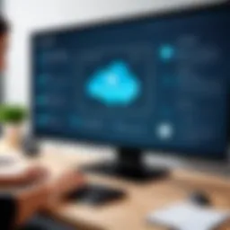 An interactive e-learning platform showcasing user engagement features
