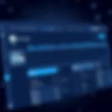 A digital dashboard showcasing project timelines and task allocations