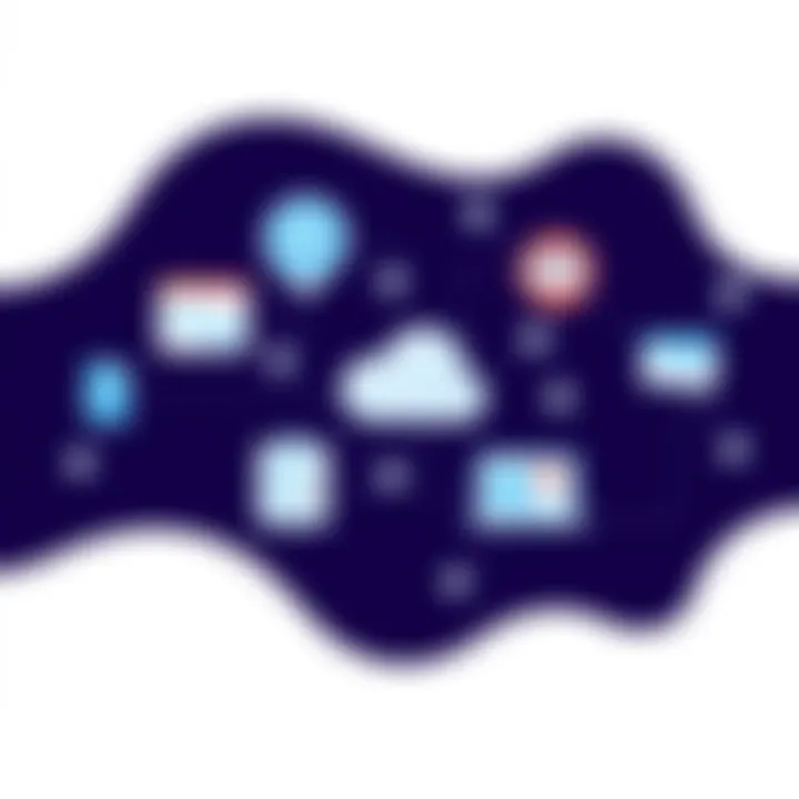 Illustration of integration capabilities between different software applications