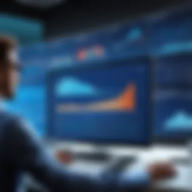Graph illustrating employee performance trends