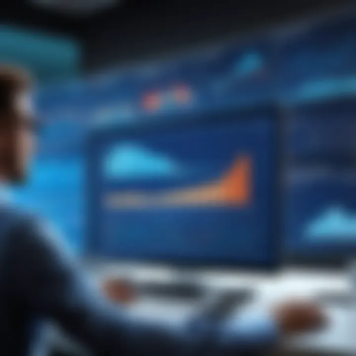 Graph illustrating employee performance trends