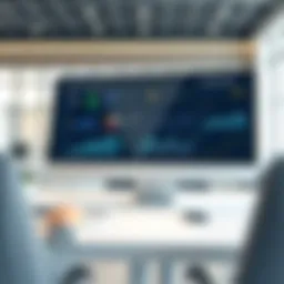 A modern interface of real estate investment software showcasing analytics and data visualization