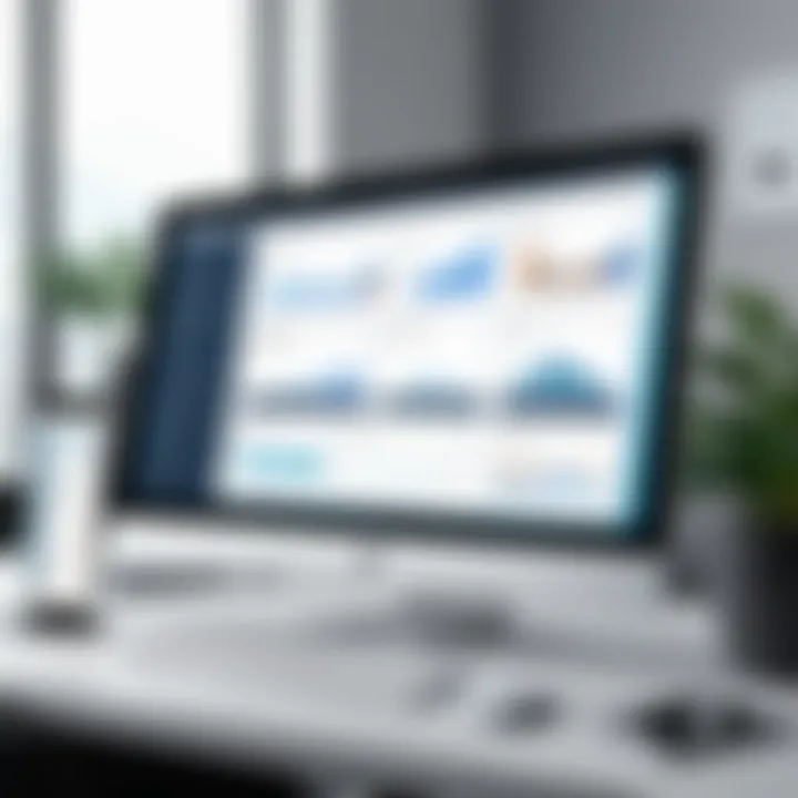 Graphical representation of sales analytics within PropertyBase CRM