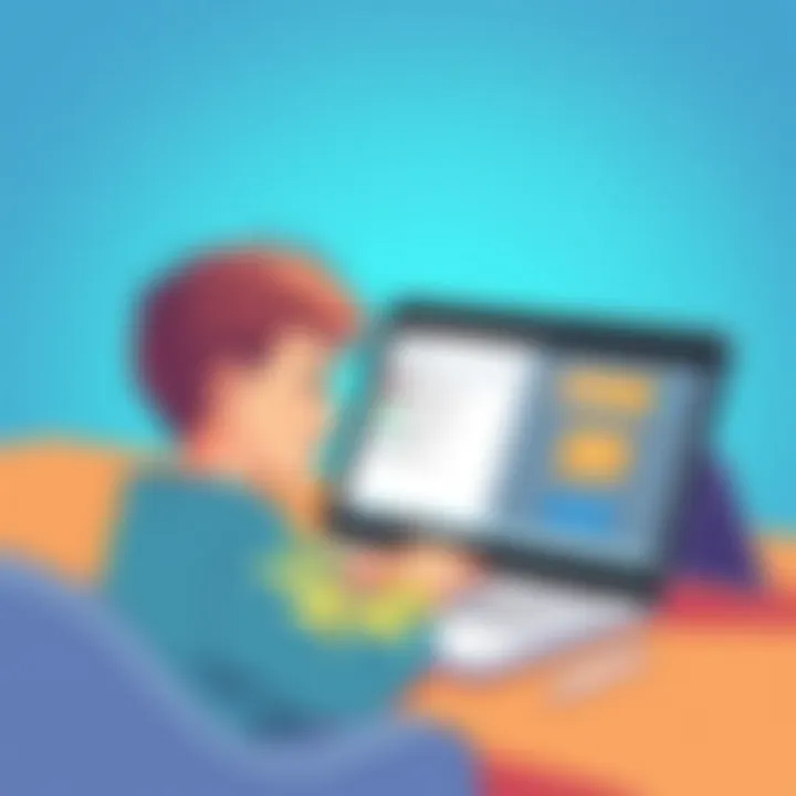 Safe Chromebook Usage for Kids Child using Chromebook with parental controls