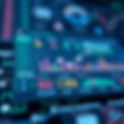 Sophisticated financial data analysis interface