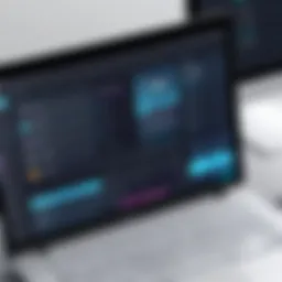 Overview of church accounting software interface