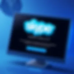 Installation interface of Skype on PC