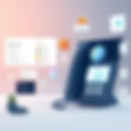 A modern telephony software interface showcasing various features and functionalities.