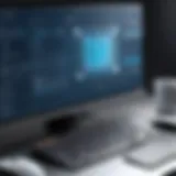 A sleek CAD software interface showcasing 3D modeling tools