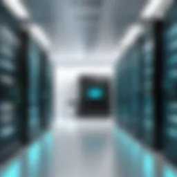 A secure data room interface showcasing advanced features.