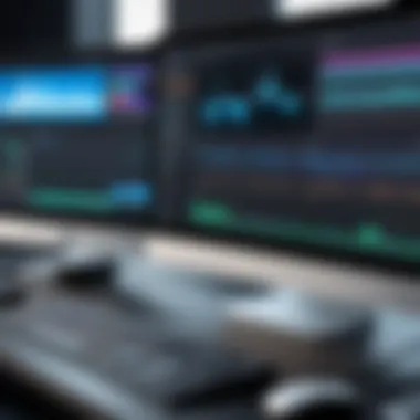 Advanced Video Editing Software Interface Showcasing advanced video editing software in action