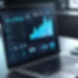 Innovative software interface showcasing advanced analytics