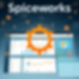 Spiceworks Dashboard Overview Dashboard interface showcasing Spiceworks tools