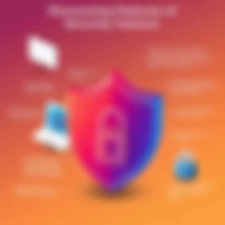 Security Features of Tutanota Visual representation of Tutanota's security features