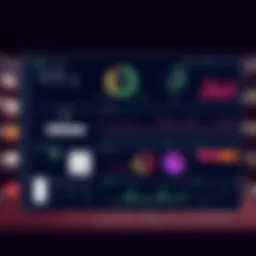 A sophisticated dashboard showcasing wine inventory analytics