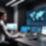 An engaging webinar setup featuring technology and professional participants