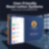 A modern interface of a facility reservation system showcasing user-friendly navigation.