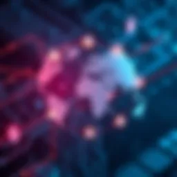 Global communication network concept