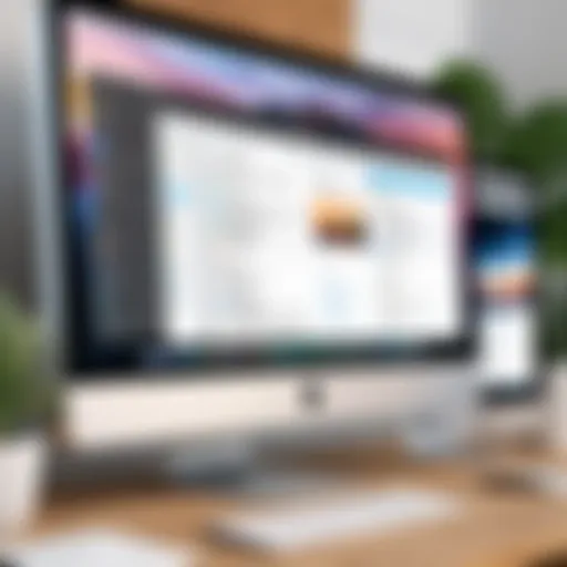 Organized digital files on a Mac desktop