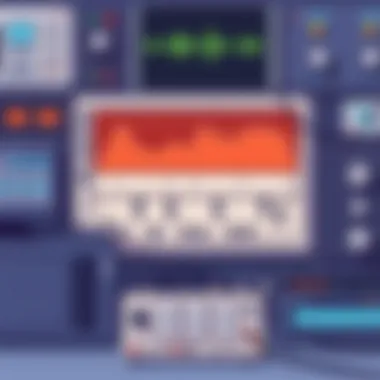 Visual representation of music production tools in Fruity Loops