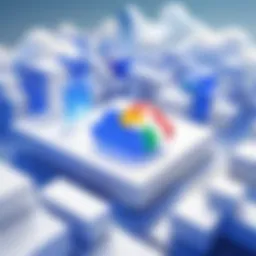 Abstract representation of Google Cloud Platform architecture