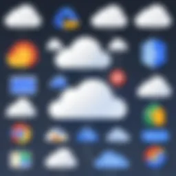 Illustration depicting the evolution of Google Cloud's storage solutions