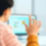 Innovative Software Interface Innovative homecare software interface showcasing features.