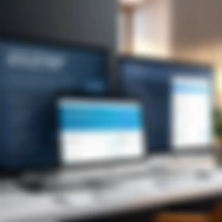 A comparison chart of different hotel website builders and their features
