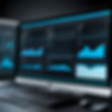 Graphical representation of silhouette software performance metrics