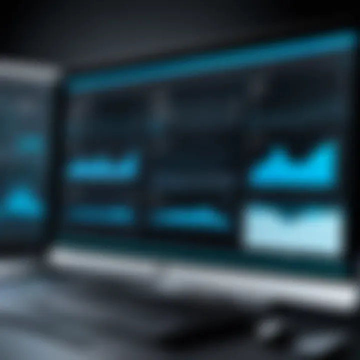 Graphical representation of silhouette software performance metrics