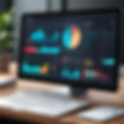 User interface of OneUp Accounting showcasing dashboard features