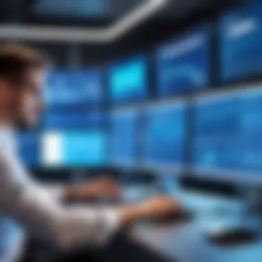 Collaboration in Fleet Management Services Fleet managers collaborating over a digital platform