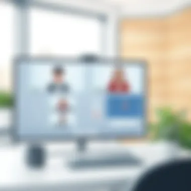 Video Conferencing Interface Interactive video conferencing solution interface