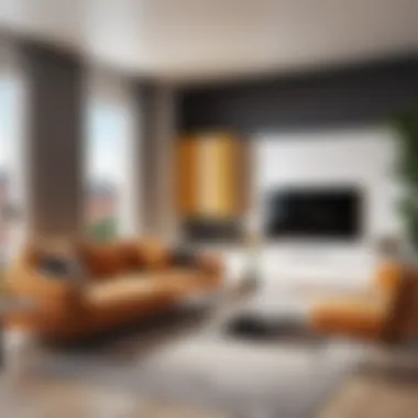 Contemporary Residential Living Spaces A modern residential building managed by a property management company
