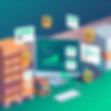QuickBooks Inventory Management Features Illustration showcasing inventory management features within QuickBooks