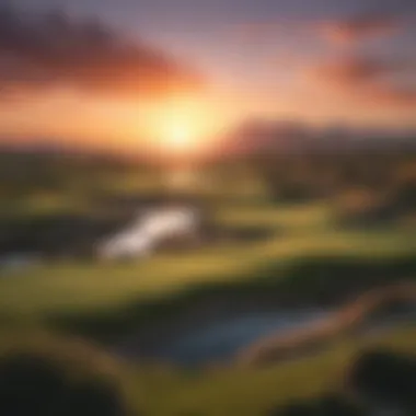 Majestic Sunset Over TeeQuest Golf