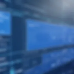 Blueprint of a project timeline illustrating cost allocation