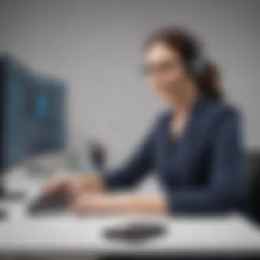 Personalized Support in MedBridge Customer Service MedBridge customer service representative assisting a healthcare professional