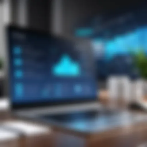 An overview of mortgage CRM system interface showcasing features.