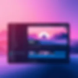 User interface of Movavi Video Editor 15 showcasing editing features