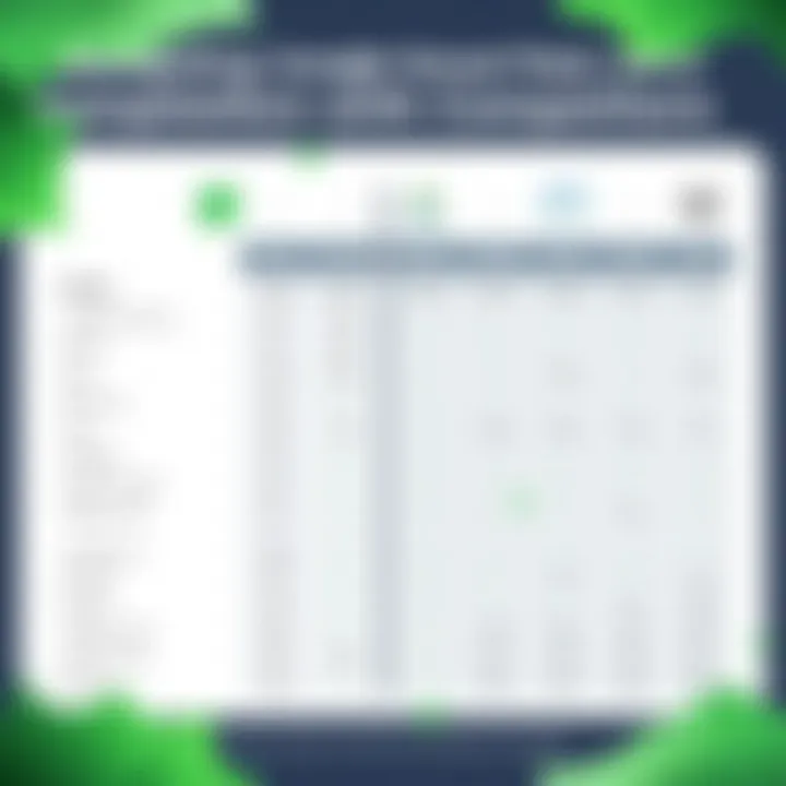 Comparison chart of Jungle Scout fees versus competitors