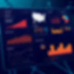 A sophisticated dashboard of event booking software showcasing analytics and metrics