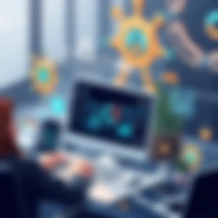 A futuristic depiction of upcoming litigation software trends