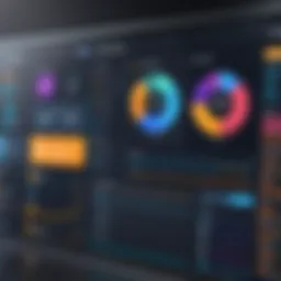 Visual representation of an Order Management System dashboard showcasing various functionalities.