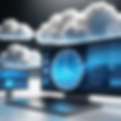 A cloud computing interface showcasing time management tools