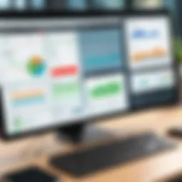 Interface of the NCR Back Office App showcasing dashboard functionalities