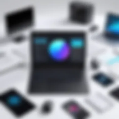 Diverse Learning Tools Visual representation of diverse learning tools and technology
