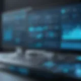 A visual representation of contract management software interface showcasing automation features