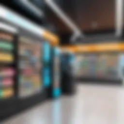 Modern convenience store with advanced POS technology